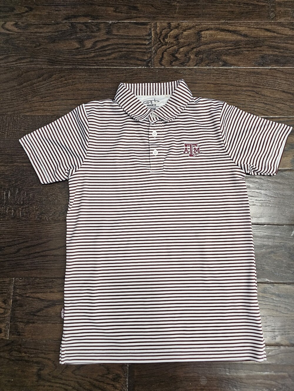Garb Texas A&M Polo, Size M, Maroon And White, Great Condition